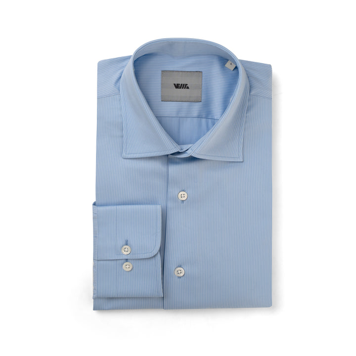 Mid Blue Royal Giza Tailored Fit Shirt