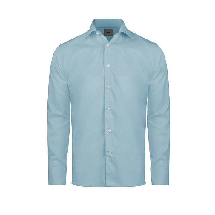 Teal Royal Giza Tailored Fit Shirt