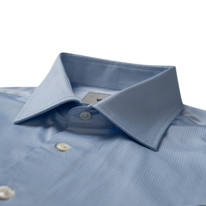 Mid Blue Royal Giza Tailored Fit Shirt