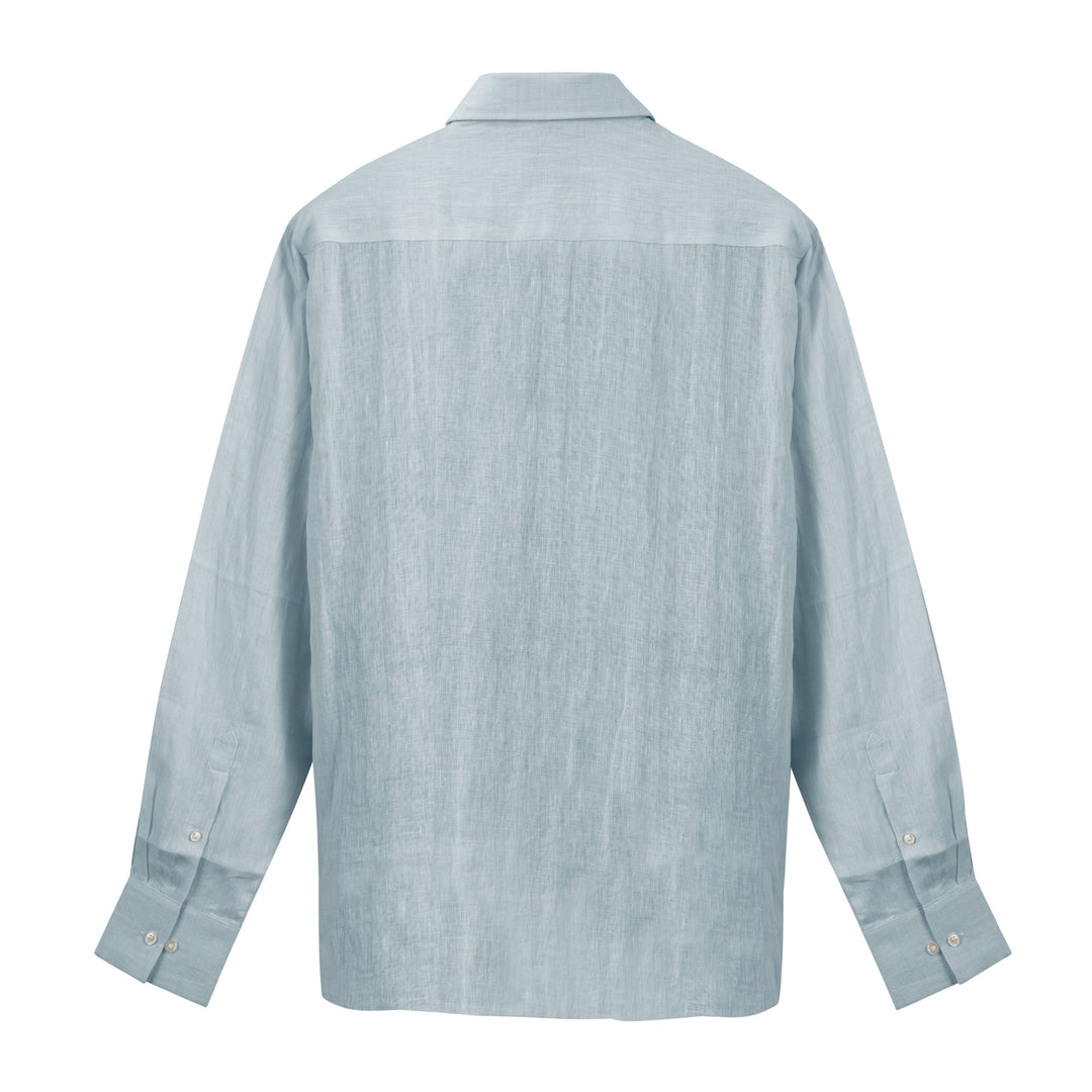 Light Blue Pure Linen Shirt