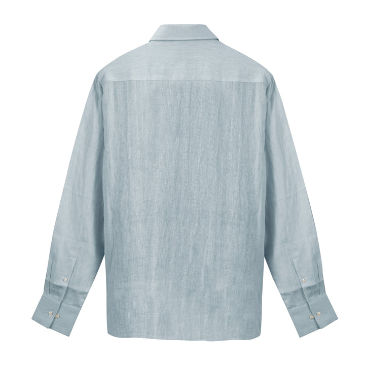 Light Blue Pure Linen Shirt