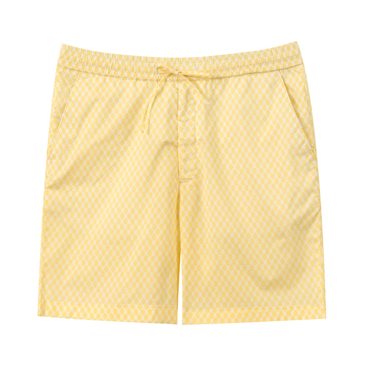 Lemon Camp Collar Graphic Shirt & Short set