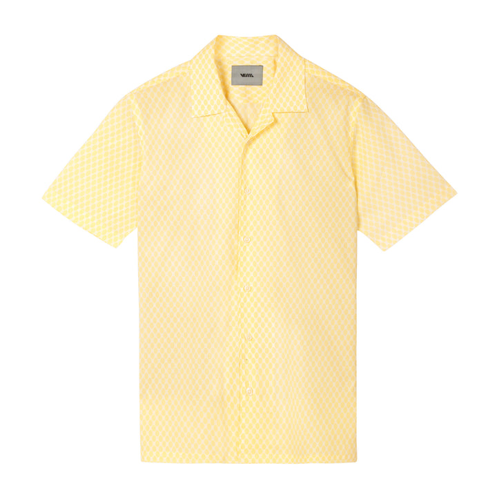 Lemon Camp Collar Graphic Shirt